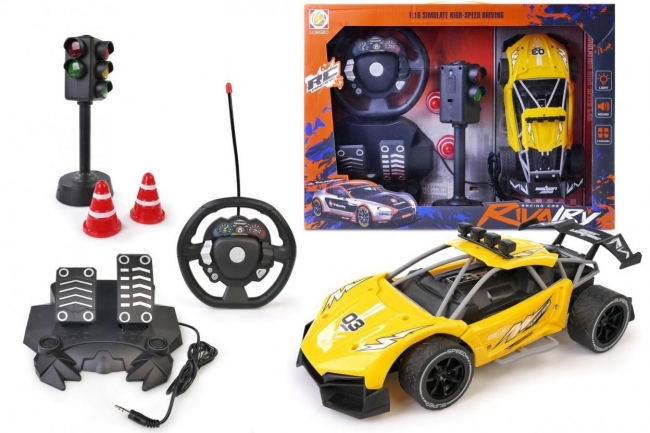 Auto zdalnie sterowane z kierownicą