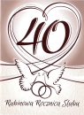 Karnet 40 rocznica ślubu RS0340 RS0340