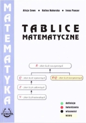 Tablice Matematyczne BR - Irena Pancer, Halina Nahorska, Alicja Cewe