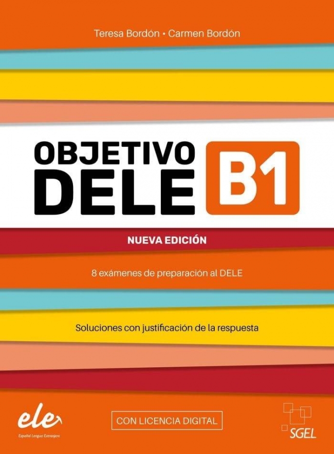 <img src='https://webimage.pl/pics/762/1/d9788410071001.jpg' style='height:440px' /> Objetivo DELE B1 Nueva Edicion 2024 + online