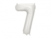 Balon foliowy cyfra 7 86cm srebrny
