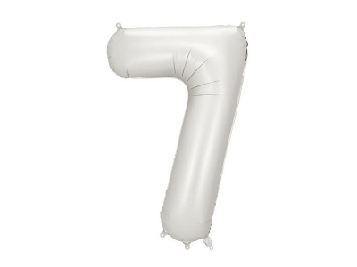 Balon foliowy cyfra 7 86cm srebrny