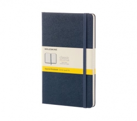 Notes Moleskine Classic L w kratkę szafirowy (Uszkodzona okładka)