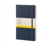 Notes Moleskine Classic L w kratkę szafirowy