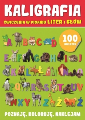 Poznaję, koloruję, naklejam - Kaligrafia - Opracowanie zbiorowe