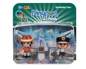PinyPon Action - 2 pack figurek - Policjant i Podróżnik (FPP16056/63762)