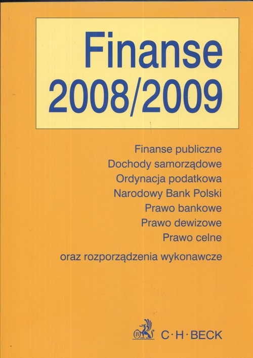 Finanse 2008/2009