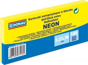 Notes samoprzylepny Donau Neon żółty 300 k. 5,1 x 3,8 cm (7585011-11)