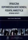 Społeczna odpowiedzialność biznesu podatki inwestycje