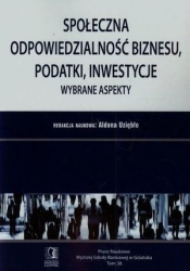 Społeczna odpowiedzialność biznesu podatki inwestycje - <br />