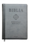 Biblia pierwszego Kościoła szara z paginatorami praca zbiorowa