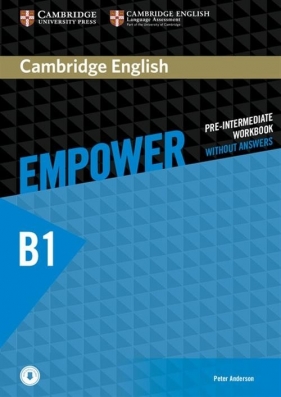 Cambridge English Empower Pre-intermediate Workbook - Anderson Peter