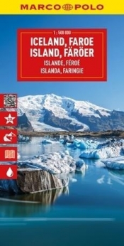 Mapa drogowa Islandia 1:500 000 - Opracowanie zbiorowe