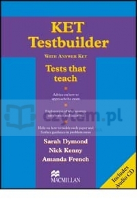 KET Testbuilder NEW z CD +key - Sarah Dymond, Nick Kenny, French Amanda