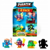 Piratix Crazy Jungle Mini Zestaw 4 Figurek 1szt.mix