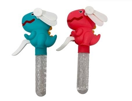 Wiatraczek ręczny z bańkami - Dinozaur mix