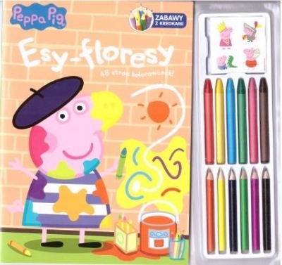 Zabawy z kredkami Peppa Pig esy floresy