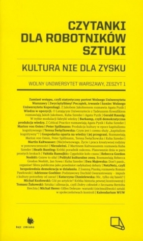 Czytanki dla robotników sztuki (Uszkodzona okładka) - Tomasz Żukowski, Kuba Szreder, Katarzyna Chmielewska