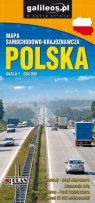 Mapa samochodowo-kraj. - Polska 1:650 000 praca zbiorowa