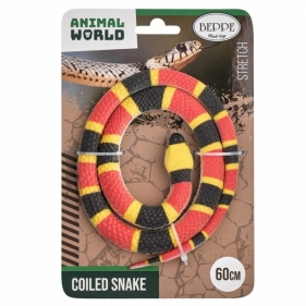 Wąż gumowy koralowy 60cm