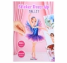 Kreatywna książeczka z naklejkami Sticker Dress Up Ballet A002646 5+