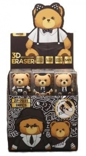 Gumka - Bear Dpy, 24 szt. (ZF7031)