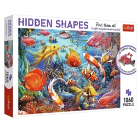 Trefl, Puzzle 1060: Hidden Shapes - Podwodne życie (10676)