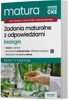 Zadania maturalne z odpowiedziami Matura 2027 Biologia Repetytorium - Jolanta Loritz-Dobrowolska, Kamil Kulpiński, Monika Zaleska-Szczygieł