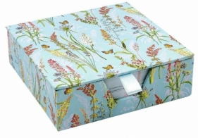 Karteczki zdobione kostka biurowa - Kwiaty i Motyle