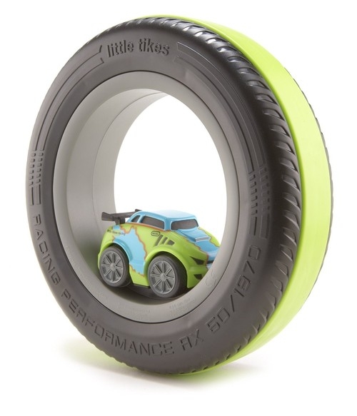 Wheelz Tire Racers Zielony samochód