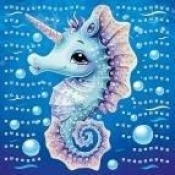 Mozaika piankowa morski jednorożec 25x25cm