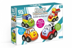 Edu&Fun Auto-Klocki, zestaw 4 autek