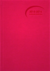 Kalendarz nauczycielski A5 2015/2016 wtv czerwony - <br />