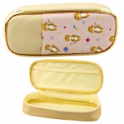 Piórnik szkolny kosmiczne Tygryski beżowy 24cm