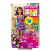 Lalka Barbie Adopcja piesków (HKD86)