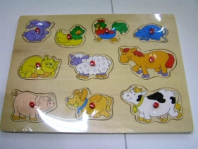 BRIMAREX Ukł.drewniana zwierzęta (1535764)