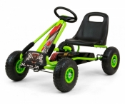 Gokart na pedały Thor Zielony (25764)