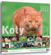 Kalendarz 2012 ścienny Koty - <br />