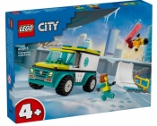 Klocki City 60403 Karetka i snowboardzista (60403)