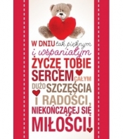 Karnet PG urodziny niezapominajki PG-1437