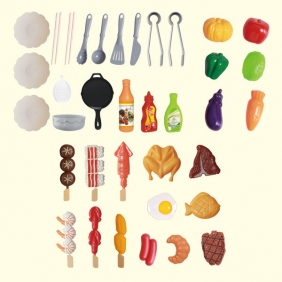 Grill ogrodowy z akcesoriami - 68 el. (128764)