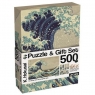 LISCIANI PUZZLE ADULTS I ZESTAW PODARUNKOWY FALA HOKUSAI 500 ELEMENTÓW
