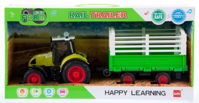 Traktor Mega Creative z maszyną, światło i dźwięk (460185)