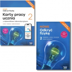 Pakiet NOWE Odkryć fizykę 2. Podręcznik i karty pracy ucznia z dziennikiem laboratoryjnym - Marcin Braun, Weronika Śliwa, Bartłomiej Piotrowski
