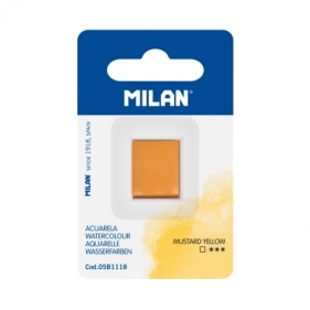 Farba akwarelowa MILAN na blistrze, kolor: tropikalny żółty