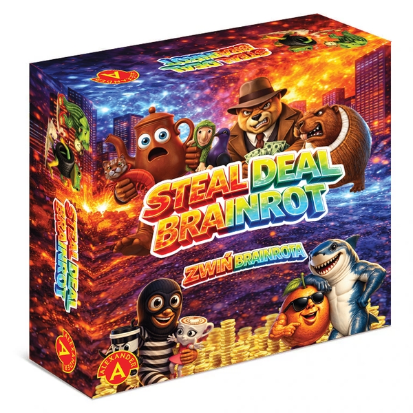 Steal Deal Brainrot (Zwiń Brainrota) – rodzinna gra karciana