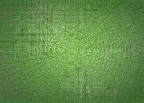 Ravensburger, Puzzle Krypt 736: Neon Zielony (12000276)