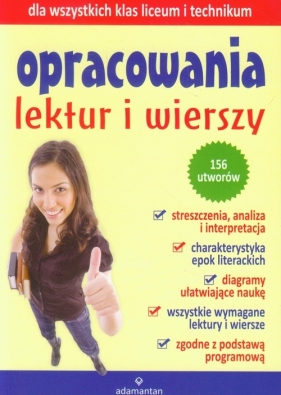 Opracowania lektur i wierszy Liceum technikum - <br />