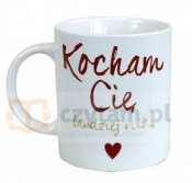 Kubek Q562 `Kocham Cię bardziej`
