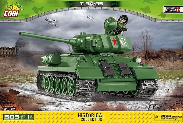 Cobi: Small Army WWII. T34/85 (2476A)
